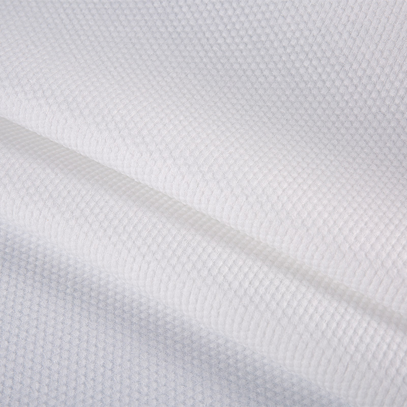 Fully Viscose 70g Small Pearl Wet Wipes Nonwoven Fabric