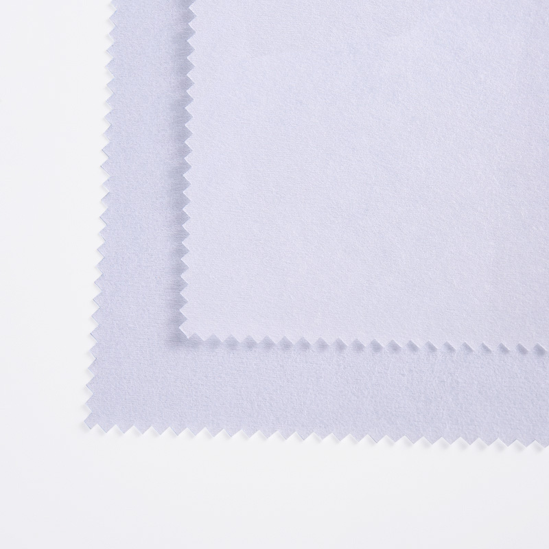 80g Pure Polyester-sized White Plain Spunlace Non-woven Fabric